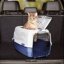 zwei tür top laden haustier hundehütte reisekiste hund katze haustier käfig träger box tablett